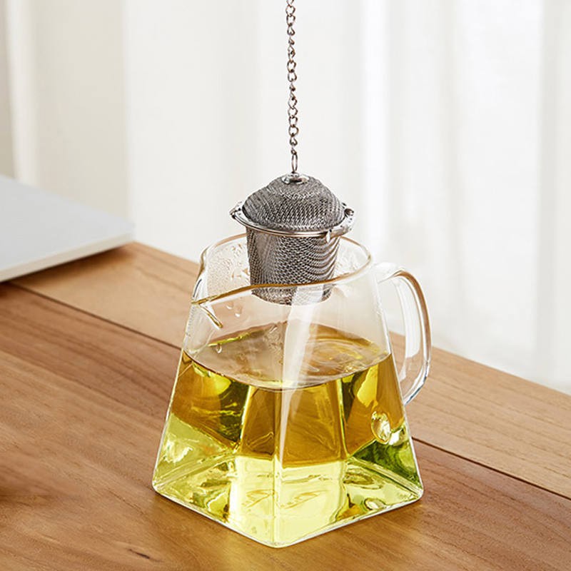 304 stainless steel tea infuser with chaining for tea and home cooking metal Strainer for kettle